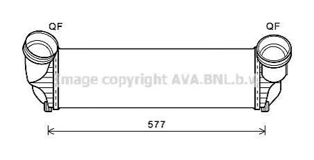 Інтеркулер AVA для AVA COOLING BWA4543 фото товару