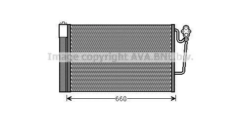 <strong>Радіатор кондиціонера AVA COOLING BWA5363D (фото 1)</strong>