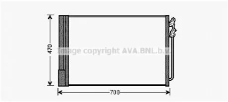 Радиатор кондиционера AVA для AVA COOLING BWA5370D фото товара