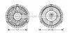 <strong>AVA BMW Муфта зчеплення вентилятора 525TDS, 725TD AVA COOLING BWC353 (фото 1)</strong>
