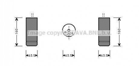 Осушувач кондиціонера AVA COOLING BWD063 (фото 1)