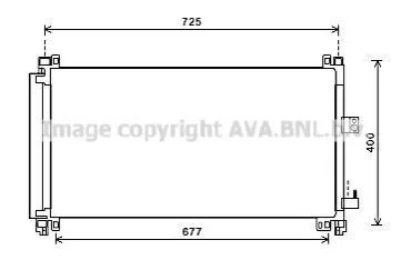 Радіатор кодиціонера для AVA COOLING CN5273D фото товару
