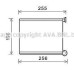 Радиатор отопителя салона Peugeot 308 1,4-1,6i 1,6 2,0HDI 07>10/09 Citroen C3 Pi AVA COOLING CN6281 (фото 1)