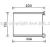 <strong>Радіатор обігрівача салону Peugeot 308 1,4-1,6i 1,6 2,0HDI 07>10/09, Citroen C3 Picasso 09> AVA AVA COOLING CN6281 (фото 1)</strong>