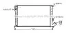 <strong>AVA CITROEN Радіатор охолодження Evasion, Jumpy, Fiat Scudo, Peugeot 806, Expert 1.9TD/2.0HDI AVA COOLING CNA2151 (фото 1)</strong>