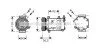 <strong>Компресор кондиціонера Citroen Berlingo (08-), C4 (04-), C5 (08-)/Peugeot Partner (08-), 3008 (09-), 5008 (10-), 307 (01-), 308 (08-) 1.6HDi, 2.0i AVA AVA COOLING CNAK242 (фото 1)</strong>