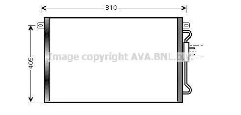 <strong>Радіатор кондиціонера AVA COOLING CRA5075 (фото 1)</strong>