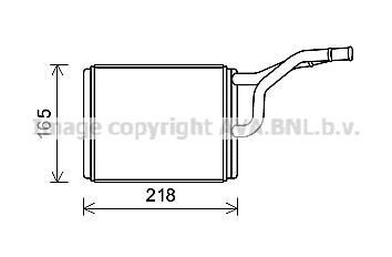 AVA CHRYSLER Радіатор охолодження GRAND VOYAGER V 2.8 07-, 3.3 08-, 3.6 11-, 3.8 07- AVA COOLING CRA6137 фото товара