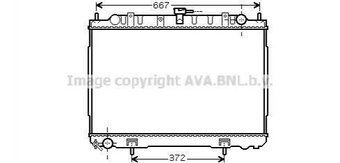 <strong>Радіатор AVA COOLING DN2241 (фото 1)</strong>