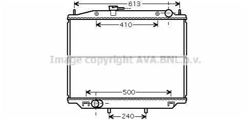 <strong>Радіатор, Система охолодження двигуна CLEVER FIT NISSAN / INFINITI AVA COOLING DN2265 (фото 1)</strong>