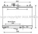 <strong>Радіатор охолодження двигуна Nissan Tiida (04-) AT AVA AVA COOLING DN2375 (фото 1)</strong>