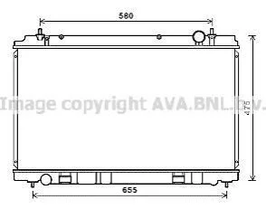 <strong>AVA NISSAN Радіатор сист. охолодження двигуна 350Z 3.5 05- AVA COOLING DN2400 (фото 1)</strong>