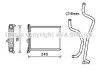 <strong>Радіатор обігрівача салону Nissan Juke (11-19) 1.6i, Leaf (11-17) AVA AVA COOLING DN6417 (фото 1)</strong>