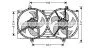 <strong>AVA NISSAN Вентилятор радіатора ALMERA 00- AVA COOLING DN7528 (фото 1)</strong>