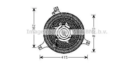 AVA INFINITI Вентилятор радіатора FX 45 03- для AVA COOLING DN7530 фото товару