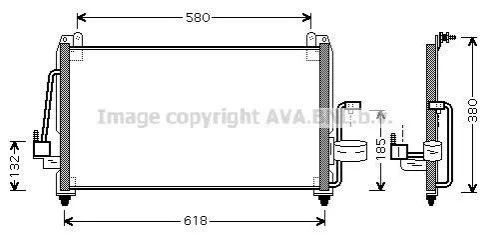 <strong>Радіатор кодиціонера GENERAL MOTORS AVA COOLING DW5040 (фото 1)</strong>