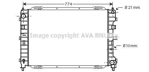 <strong>AVA FORD Радіатор системи охолодження двигуна MAVERICK 2.0 01-, MAZDA AVA COOLING FD2375 (фото 1)</strong>