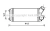 <strong>AVA FORD Інтеркулер C-Max II, Grand C-Max 1.6TDCi 10- AVA COOLING FD4472 (фото 1)</strong>