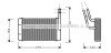 Купити AVA FORD Радіатор опалення Transit 85- AVA COOLING FD6132 за низькою ціною в Україні (фото 1)