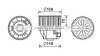 Купить Вентилятор отопителя салона Ford Focus (04-12), C-MAX (07-10) AVA AVA COOLING FD8612 по низкой цене в Украине (фото 1)