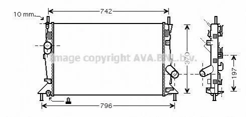 <strong>Радіатор AVA COOLING FDA2370 (фото 1)</strong>
