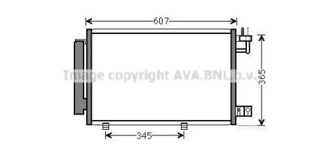 Радіатор кондиціонера для AVA COOLING FDA5439D фото товару