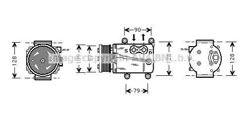 <strong>Компресор AVA COOLING FDAK105 (фото 1)</strong>