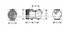 <strong>Компресор кондиціонера Ford Fiesta (01-), Transit (00-) AVA AVA COOLING FDAK279 (фото 1)</strong>