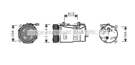 Компресор AVA COOLING FDAK321 (фото 1)