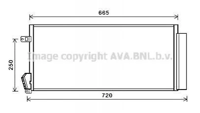 <strong>Радіатор кондиціонера AVA AVA COOLING FTA5396D (фото 1)</strong>