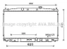 <strong>AVA HONDA Радіатор системи охолодження двигуна INSIGHT 1.3 09- AVA COOLING HD2288 (фото 1)</strong>