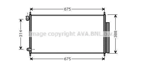 <strong>Радіатор кондиціонера AVA AVA COOLING HD5185D (фото 1)</strong>