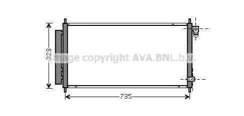 <strong>Радіатор кодиціонера AVA COOLING HD5222D (фото 1)</strong>