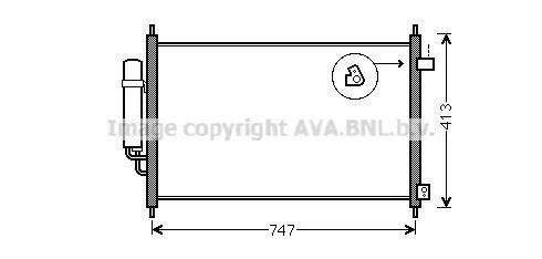 <strong>Радіатор кондиціонера AVA COOLING HD5233D (фото 1)</strong>