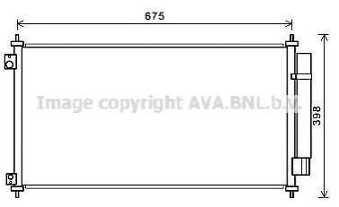 <strong>AVA HONDA Радіатор кондиціонера (конденсатор) CROSSTOUR I 3.5 4WD 12- AVA COOLING HDA5282D (фото 1)</strong>