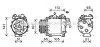 <strong>Компресор кондиціонера Honda CR-V III, IV (07-) 2.4 IVTEC AVA AVA COOLING HDAK263 (фото 1)</strong>