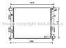 Купити Радіатор охолодження двигуна Hyundai Elantra (11-15), i30 (11-)/KIA Ceed 1.4-1.6 CRDi AVA AVA COOLING HY2338 за низькою ціною в Україні (фото 1)