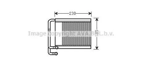 AVA HYUNDAI Радіатор опалення I40 1.6, 1.7, 2.0 11- для AVA COOLING HY6313 фото товара