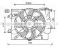 <strong>AVA HYUNDAI Вентилятор радіатора (з дифузором) ACCENT i25 10-, SOLARIS 10-, VELOSTER 1.6 11-, KIA AVA COOLING HY7546 (фото 1)</strong>