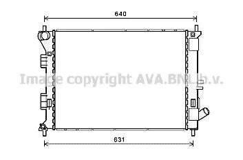 <strong>Радіатор охолодження двигуна Hyundai Elantra (11-15), I30 (12-)/KIA Ceed (12-18), Cerato (13-) AVA AVA COOLING HYA2335 (фото 1)</strong>