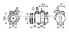 <strong>Компресор кондиціонера Hyundai i20 (08-), Accent IV (10-) 1.4i, 1.6i AVA AVA COOLING HYK451 (фото 1)</strong>