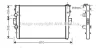 <strong>AVA IVECO Радіатор системи охолодження двигуна DAILY IV 06- AVA COOLING IVA2087 (фото 1)</strong>
