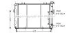 <strong>AVA JEEP Радіатор системи охолодження двигуна GRAND CHEROKEE I 5.2 92-, 5.9 97- AVA COOLING JE2007 (фото 1)</strong>