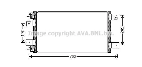 <strong>Радіатор кондиціонера AVA COOLING JE5074 (фото 1)</strong>