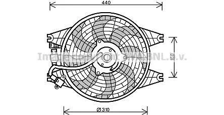 AVA KIA Радіатор охолодження SORENTO I 2.4 02-, 2.5 02-, 3.5 02- для AVA COOLING KA7518 фото товару