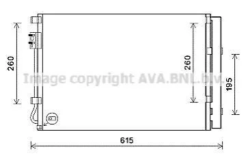 <strong>Радіатор кондиціонера AVA COOLING KAA5280D (фото 1)</strong>