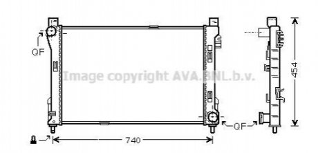Радіатор AVA COOLING MS2288 (фото 1)