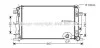 <strong>Радіатор охолодження двигуна MB Sprinter 2,2CDI 3,0CDI 06>, VW Crafter 2,5TDI 06>, 2,0TDI 13> MT AC+/- AVA AVA COOLING MS2402 (фото 1)</strong>