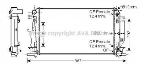 Радіатор AVA COOLING MS 2403 (фото 1)