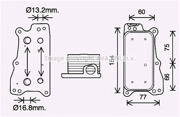 <strong>Радіатор масляний AVA AVA COOLING MS3688 (фото 1)</strong>